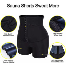 Load image into Gallery viewer, Women Thermo Body Shaper Slimming Pants Silver coating Weight Loss Waist Trainer Fat Burning Sweat Sauna Capris Leggings Shapers