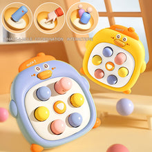Load image into Gallery viewer, Cartoon Duck Montessori Baby Knocking Toys Mini Whack-a-Mole Pinch Finger Decompression Toy Educational Birthday Gift Toddler Toy