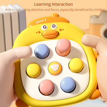 Load image into Gallery viewer, Cartoon Duck Montessori Baby Knocking Toys Mini Whack-a-Mole Pinch Finger Decompression Toy Educational Birthday Gift Toddler Toy