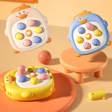 Load image into Gallery viewer, Cartoon Duck Montessori Baby Knocking Toys Mini Whack-a-Mole Pinch Finger Decompression Toy Educational Birthday Gift Toddler Toy