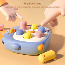 Load image into Gallery viewer, Cartoon Duck Montessori Baby Knocking Toys Mini Whack-a-Mole Pinch Finger Decompression Toy Educational Birthday Gift Toddler Toy