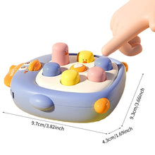 Load image into Gallery viewer, Cartoon Duck Montessori Baby Knocking Toys Mini Whack-a-Mole Pinch Finger Decompression Toy Educational Birthday Gift Toddler Toy