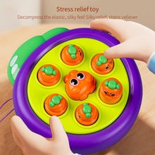 Load image into Gallery viewer, Cartoon Carrot Montessori Baby Knocking Toys Mini Whack-a-Mole Pinch Finger Decompression Toy Educational Birthday Gift Toddler Toy