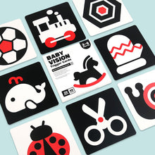Load image into Gallery viewer, 0-36M Early Education Cards Colorful Black And White Cards Color Training Visual Stimulation Flashing Cards Montessori Toddler Toys
