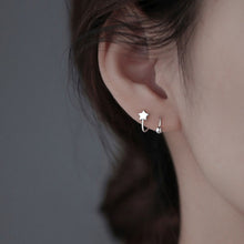 Load image into Gallery viewer, Sweet Caring Earrings for Girls Cute S-shaped Wrapped Earrings Small Fresh Personality Five Pointed Star Niche Spring Earrings