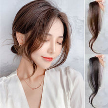 Load image into Gallery viewer, Women's Short Air Bangs Wig Natural Artificial Bangs Mid Split Single Clip Curly Wig Synthetic Hair Bangs Basic Style