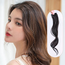 Load image into Gallery viewer, Women's Short Air Bangs Wig Natural Artificial Bangs Mid Split Single Clip Curly Wig Synthetic Hair Bangs Basic Style