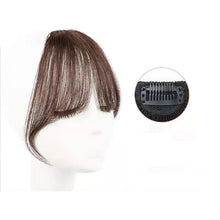 Load image into Gallery viewer, Bangs Wig Piece Lightweight Air Bangs Wig Piece Female Forehead Wig Piece Synthetic Fake Air Bangs Hair Styling Tools