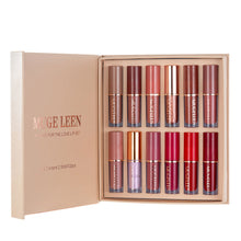 Load image into Gallery viewer, 12 Pack Lip Color Lip Glaze Set Matte Pearl Non Staying Cup Lipstick Matte Liquid Lipstick Women Cosmetic Makeup Tools