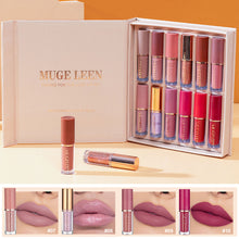 Load image into Gallery viewer, 12 Pack Lip Color Lip Glaze Set Matte Pearl Non Staying Cup Lipstick Matte Liquid Lipstick Women Cosmetic Makeup Tools