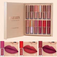 Load image into Gallery viewer, 12 Pack Lip Color Lip Glaze Set Matte Pearl Non Staying Cup Lipstick Matte Liquid Lipstick Women Cosmetic Makeup Tools