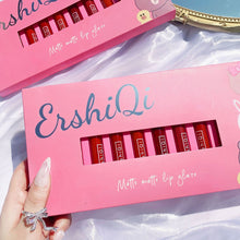 Load image into Gallery viewer, 10pcs/set Matte Lip Glaze Waterproof Velvet Lipstick Matte Non-fading Long Lasting Lip Gloss Lip Makeup Cosmetics