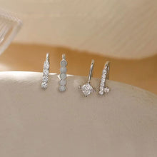 Load image into Gallery viewer, Flash Diamond Geometric Ear Clip Without Ear Hole Female Personality Ear Clip Retro Rhinestone Women Party Earclip