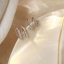 Load image into Gallery viewer, Flash Diamond Geometric Ear Clip Without Ear Hole Female Personality Ear Clip Retro Rhinestone Women Party Earclip