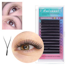 Load image into Gallery viewer, Soft Grafting Eyelashes Matte Curly Interlaced Y-shaped Eyelashes Long Thick Eye Lash Extension Beauty Makeup Tool