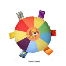 Load image into Gallery viewer, Interactive Flying Disc Dog Toy for Aggressive Chewers Training Decompress Bite Resistant Plush Handle Dog Toys with Bells Pet Supplies