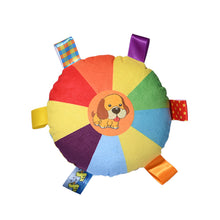 Load image into Gallery viewer, Interactive Flying Disc Dog Toy for Aggressive Chewers Training Decompress Bite Resistant Plush Handle Dog Toys with Bells Pet Supplies