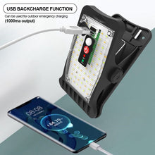 Load image into Gallery viewer, 70LED Clip-on Solar Light with Remote Control Outdoor No Drill Motion Sensor Solar Lamp IP64 Waterproof Camping Light for Fence Deck Wall Camping Tent Patio