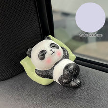 Load image into Gallery viewer, Cute Mini Animal Car Dashboard Ornaments Center Console Decoration Doll Interior Accessories Panda Pig Rabbit