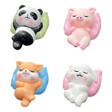 Load image into Gallery viewer, Cute Mini Animal Car Dashboard Ornaments Center Console Decoration Doll Interior Accessories Panda Pig Rabbit