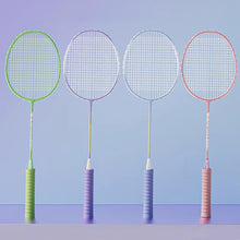 Load image into Gallery viewer, Iron Alloy Badminton Racket Set Ultralight Durable Adult Racket Match Training Supplies With Hand Glue+Racket Head Sticker+Bag