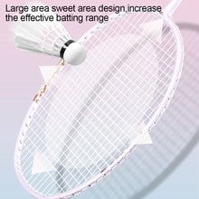 Load image into Gallery viewer, Badminton Racket Set Ultralight Iron Alloy Adult Match Training Racket With Racket Bag And 3 Badmintons