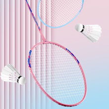Load image into Gallery viewer, Badminton Racket Set Ultralight Iron Alloy Adult Match Training Racket With Racket Bag And 3 Badmintons