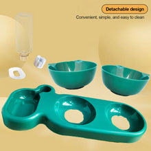 Load image into Gallery viewer, Cat Bowl Double Bowl Drinking Raised Stand Dish Bowls For Cats Automatic Food & Water Dispenser 3-in-1 Pet Supplies