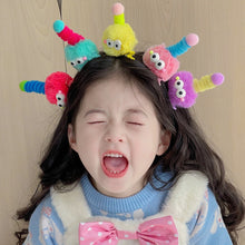 Load image into Gallery viewer, Cartoon Hair Clip Kids Cute Plush Fur Ball Twisting Stick Childrem Hair Pin Barrette Boys Girls Headwear Hair Accessories