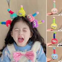 Load image into Gallery viewer, Cartoon Hair Clip Kids Cute Plush Fur Ball Twisting Stick Childrem Hair Pin Barrette Boys Girls Headwear Hair Accessories