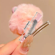 Load image into Gallery viewer, Cartoon Hair Clip Kids Cute Plush Fur Ball Twisting Stick Childrem Hair Pin Barrette Boys Girls Headwear Hair Accessories