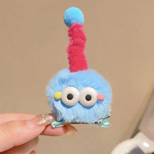 Load image into Gallery viewer, Cartoon Hair Clip Kids Cute Plush Fur Ball Twisting Stick Childrem Hair Pin Barrette Boys Girls Headwear Hair Accessories
