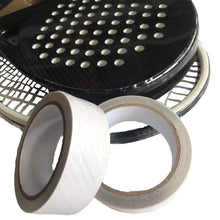 Load image into Gallery viewer, 1Roll 5M*3.5CM TPU Transparent Tennis Racket Head Sticker Anti-Scratch Anti-Friction Shock Reduction Bezel Protection Tape