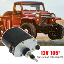 Load image into Gallery viewer, Universal 12V Car Windscreen Wiper Motor Or Arm With Blade 01287358 7731000001 0390506510 Fit For Willis Jeep Tractor