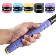 Load image into Gallery viewer, 4Pcs Anti-Slip Tennis Sweat Tape Bicycle Handlebar Badminton Racket Grips Elasticity Sweatband Fishing Rods Dumbbel Protect