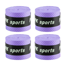 Load image into Gallery viewer, 4Pcs Anti-Slip Tennis Sweat Tape Bicycle Handlebar Badminton Racket Grips Elasticity Sweatband Fishing Rods Dumbbel Protect