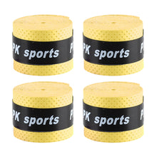 Load image into Gallery viewer, 4Pcs Anti-Slip Tennis Sweat Tape Bicycle Handlebar Badminton Racket Grips Elasticity Sweatband Fishing Rods Dumbbel Protect
