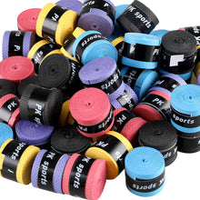 Load image into Gallery viewer, 4Pcs Anti-Slip Tennis Sweat Tape Bicycle Handlebar Badminton Racket Grips Elasticity Sweatband Fishing Rods Dumbbel Protect