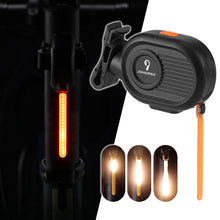 Load image into Gallery viewer, Bicycle Tail Light Mountain Road Rear Bike Running Light USB Rechargeable LED Light Warning Lamp for Bike Riding Accessories