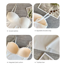 Load image into Gallery viewer, Seamless Camisole for Women Fitness Crop Tops Summer Thin Elegant Sexy All-match Casual One-piece Ice Silk Underwear With Bra Pad