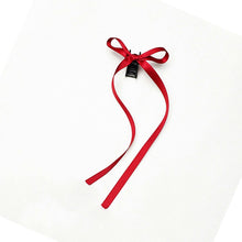Load image into Gallery viewer, 1Pc Braided Long Bows Ballet Style Hair Clips Ribbons Double Ponytails Cute Headwear Bow Ribbon Hairpin Fashionable Hair Accessories for Girl Headwear