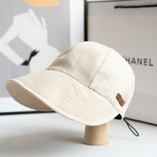 Load image into Gallery viewer, Summer Wide Brim Fisherman Hat Women Foldable Sunshade Visors Fisherman Cap Female Adjustable Outdoor Sports Bucket Panama Cap