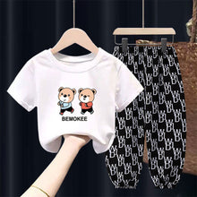 Load image into Gallery viewer, New Summer Fashion Baby Clothes For Girls Children Boys T-shirt Pants 2Pcs/Sets Toddler Casual Clothing Kids Tracksuits