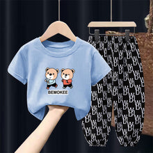 Load image into Gallery viewer, New Summer Fashion Baby Clothes For Girls Children Boys T-shirt Pants 2Pcs/Sets Toddler Casual Clothing Kids Tracksuits