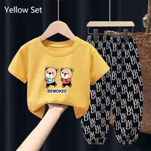 Load image into Gallery viewer, New Summer Fashion Baby Clothes For Girls Children Boys T-shirt Pants 2Pcs/Sets Toddler Casual Clothing Kids Tracksuits