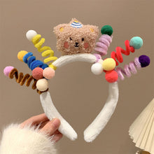Load image into Gallery viewer, Creative Hairstyle Hair Hoop Funny Ugly Doll Hair Band Y2K Cartoon Soft Fleece Headband Washing Face Hair Holder Accessories