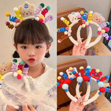 Load image into Gallery viewer, Creative Hairstyle Hair Hoop Funny Ugly Doll Hair Band Y2K Cartoon Soft Fleece Headband Washing Face Hair Holder Accessories