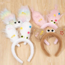 Load image into Gallery viewer, Creative Hairstyle Hair Hoop Funny Ugly Doll Hair Band Y2K Cartoon Soft Fleece Headband Washing Face Hair Holder Accessories