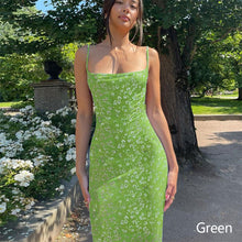 Load image into Gallery viewer, 2024 Trendy Retro Sexy Sleeveless Floral Printed Bodycon Backless Slip Long Dress Summer Casual Women Low Cut Bodycon Maxi Dress for Club Party