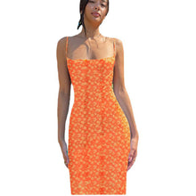 Load image into Gallery viewer, 2024 Trendy Retro Sexy Sleeveless Floral Printed Bodycon Backless Slip Long Dress Summer Casual Women Low Cut Bodycon Maxi Dress for Club Party
